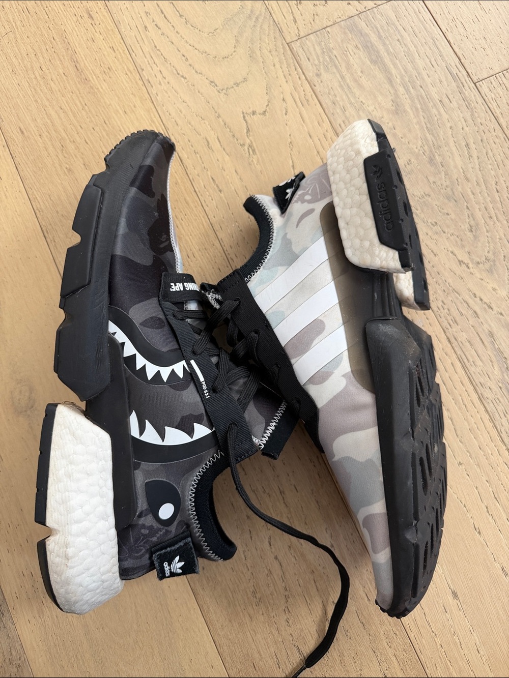 Neighborhood x A Bathing Ape x adidas P.O.D. S3.1 'Camo